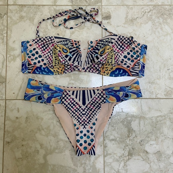 Mara Hoffman Other - Mara Hoffman Pink Peacock Bikini